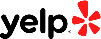 Yelp logo link to credit repair reviews